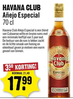 Dirck 3 Havana Club Añejo Especial aanbieding