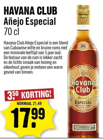 Dirck 3 Havana Club Añejo Especial aanbieding