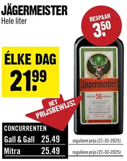 Dirck 3 Jägermeister aanbieding