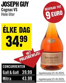 Dirck 3 Joseph Guy Cognac VS aanbieding