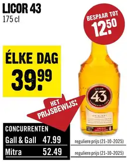 Dirck 3 Licor 43 aanbieding