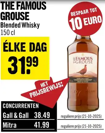 Dirck 3 The Famous Grouse Blended Whisky aanbieding