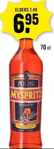 Dirck 3 Polini Myspritz Aperitive aanbieding