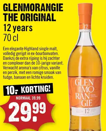Dirck 3 Glenmorangie The Original 12 years aanbieding