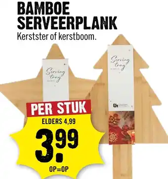 Dirck 3 Bamboe serveerplank aanbieding