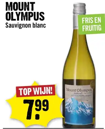Dirck 3 Mount Olympus Sauvignon blanc aanbieding