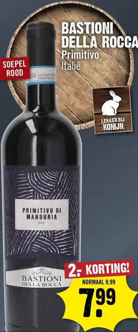 Dirck 3 Bastioni Della Rocca Primitivo aanbieding