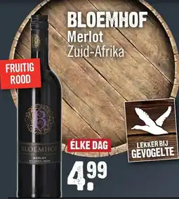 Dirck 3 Bloemhof Merlot aanbieding