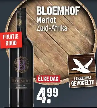 Dirck 3 Bloemhof Merlot aanbieding