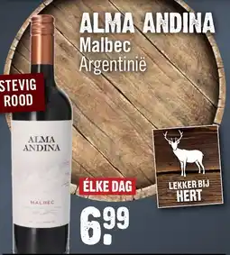 Dirck 3 Alma Andina Malbec aanbieding