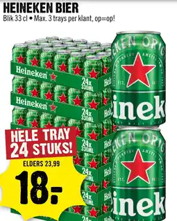 Dirck 3 Heineken bier aanbieding