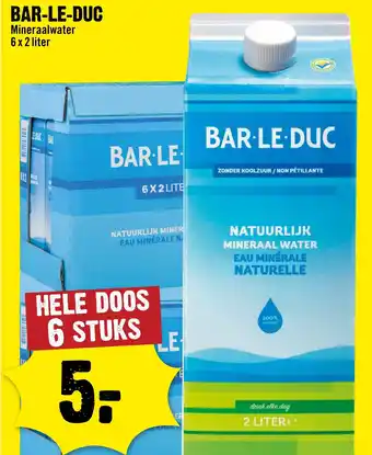 Dirck 3 Bar-le-duc Mineraalwater aanbieding