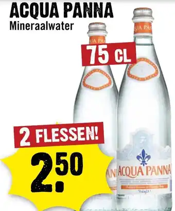 Dirck 3 Acqua Panna Mineraalwater aanbieding