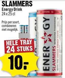 Dirck 3 Slammers Energy Drink aanbieding
