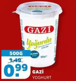 Sahan Supermarkten Gazi̇ yoghurt aanbieding