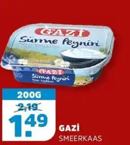 Sahan Supermarkten Gazi̇ smeerkaas aanbieding