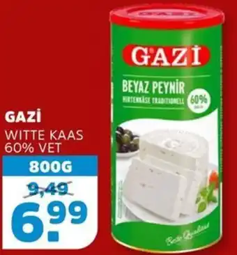Sahan Supermarkten Gazi̇ witte kaas 60% vet aanbieding