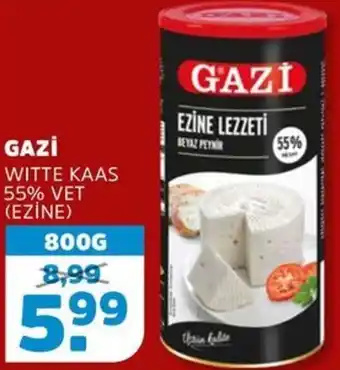 Sahan Supermarkten Gazi̇ witte kaas 55% vet ezi̇ne aanbieding