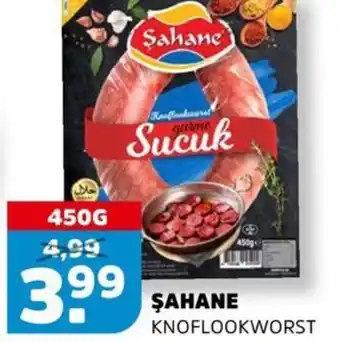 Sahan Supermarkten Şahane knoflookworst aanbieding