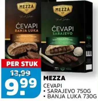 Sahan Supermarkten Mezza ćevapi aanbieding