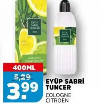 Sahan Supermarkten Eyüp sabri̇ tuncer cologne citroen aanbieding