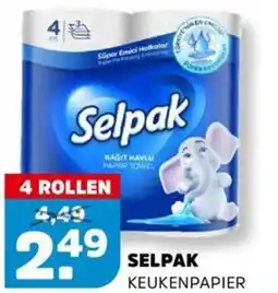 Sahan Supermarkten Selpak keukenpapier aanbieding