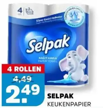 Sahan Supermarkten Selpak keukenpapier aanbieding