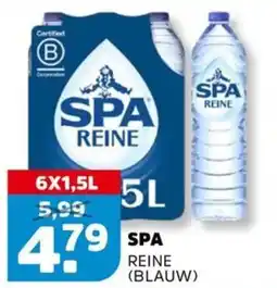 Sahan Supermarkten Spa reine blauw aanbieding