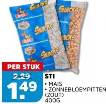 Sahan Supermarkten STI mais of zonnebloempitten aanbieding