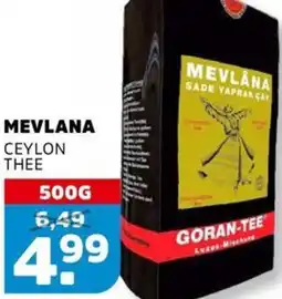 Sahan Supermarkten Mevlana ceylon thee aanbieding