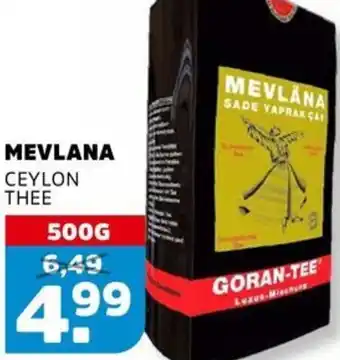 Sahan Supermarkten Mevlana ceylon thee aanbieding