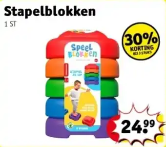 Kruidvat Stapelblokken aanbieding