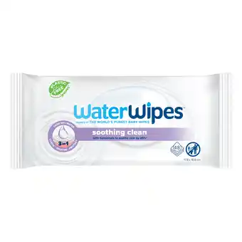 PLUS Waterwipes soothing clean 3in1 aanbieding