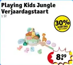 Kruidvat Playing Kids Jungle Verjaardagstaart aanbieding
