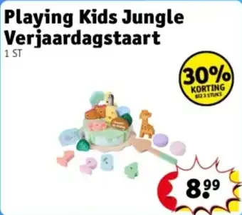 Kruidvat Playing Kids Jungle Verjaardagstaart aanbieding