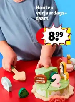 Kruidvat Houten verjaardagstaart aanbieding