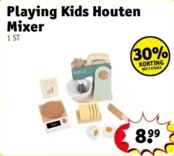 Kruidvat Playing Kids Houten Mixer aanbieding