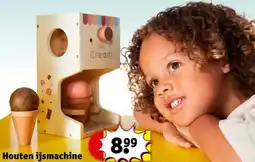 Kruidvat Houten ijsmachine aanbieding