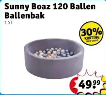 Kruidvat Sunny Boaz 120 Ballen Ballenbak aanbieding