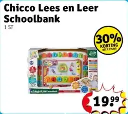 Kruidvat Chicco Lees en Leer Schoolbank aanbieding