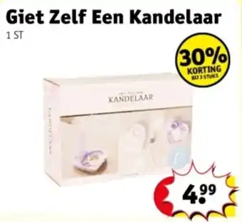 Kruidvat Giet Zelf Een Kandelaar aanbieding