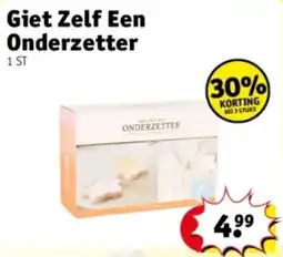 Kruidvat Giet Zelf Een Onderzetter aanbieding