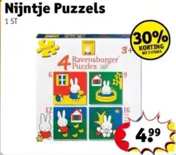 Kruidvat Nijntje Puzzels aanbieding