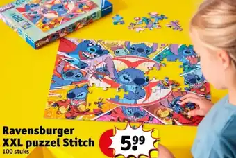 Kruidvat Ravensburger XXL puzzel Stitch aanbieding