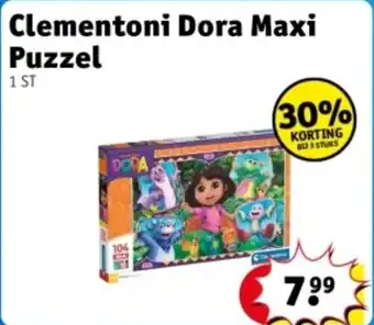 Kruidvat Clementoni Dora Maxi Puzzel aanbieding