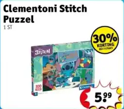 Kruidvat Clementoni Stitch Puzzel aanbieding