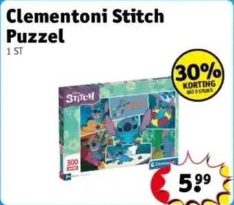 Kruidvat Clementoni Stitch Puzzel aanbieding