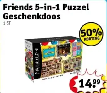 Kruidvat Friends 5-in-1 Puzzel Geschenkdoos aanbieding