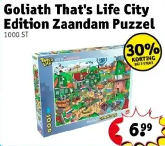 Kruidvat Goliath That's Life City Edition Zaandam Puzzel aanbieding