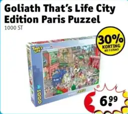 Kruidvat Goliath That's Life City Edition Paris Puzzel aanbieding